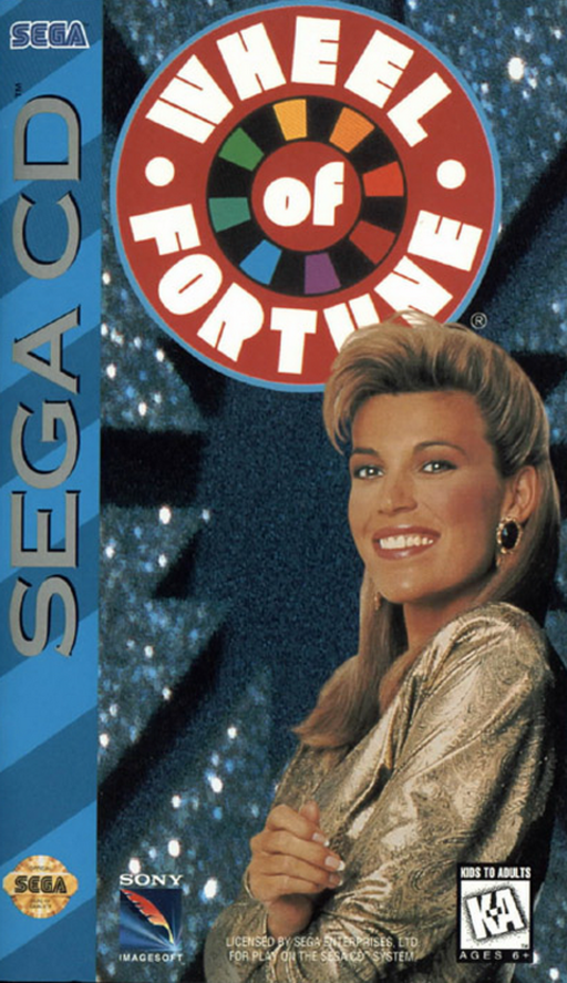 Wheel of Fortune (USA) Sega CD Game Cover